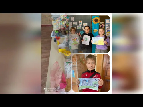 Тиждень у Прилуцькому ліцеї №9 з енергоефективності. Учні 1-4 та 6-А класу Прилуцького ліцею № 9